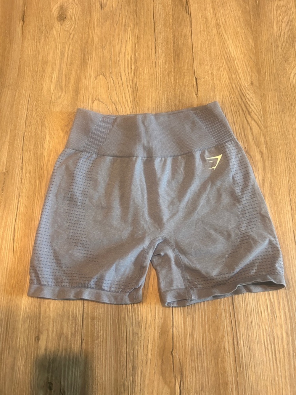 Gymshark Vital Seamless High-Waist Blue Seamless Workout Shorts